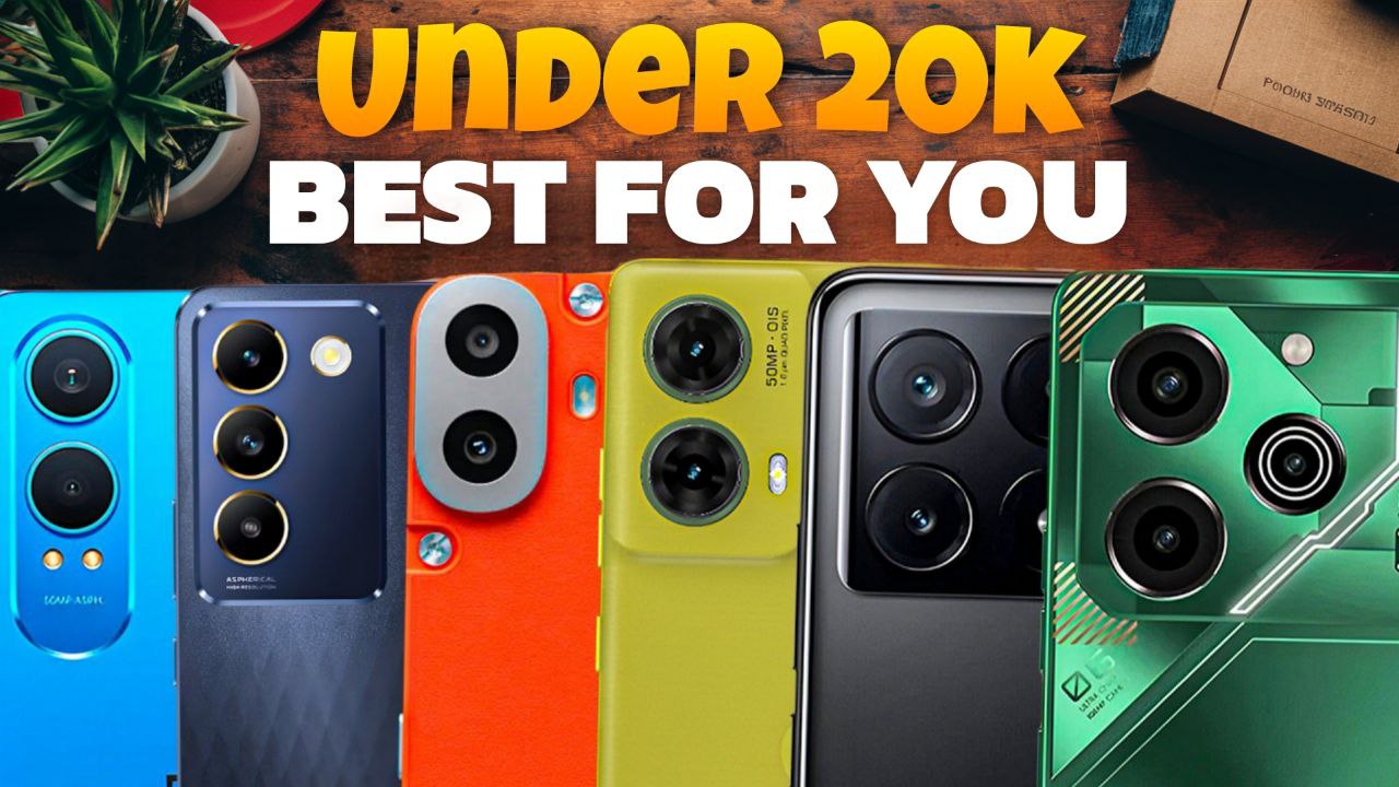 Best Smartphones Under ₹20,000 In 2024