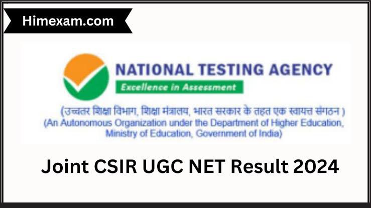 Joint CSIR UGC NET Result 2024